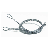 Kabelziehstrumpf, Erdverkabelung, 2 verpressten Seilschlaufen, Kabel-Ø 50-65 mm