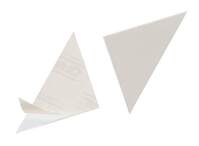 DURABLE selbstkl. Dreiecktasche CORNERFIX®, 75 x 75 mm, Großverpackung, transparent