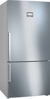 Bosch Serie 6 KGN86AIDR kombinált hűtőszekrény Szabadonálló 631 L D Rozsdamentes acél