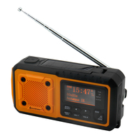 Soundmaster DAB112OR Radio Tragbar Digital Schwarz, Orange