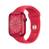 Apple Watch Series 8 OLED 41 mm Numérique 352 x 430 pixels Écran tactile Rouge Wifi GPS (satellite)