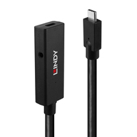 Lindy 43364 cavo USB 5 m USB 3.2 Gen 2 (3.1 Gen 2) USB C Nero