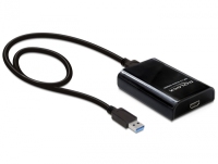 DeLOCK USB 3.0/HDMI USB-Grafikadapter Schwarz
