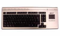 Acer KB.RF404.021 Tastatur RF Wireless QWERTY Norwegisch Schwarz, Silber
