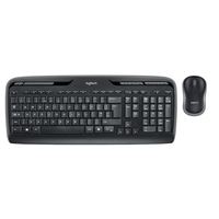 Logitech Wireless Combo MK330 Tastatur Maus enthalten RF Wireless AZERTY Belgisch Schwarz