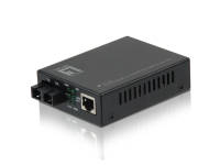 LevelOne RJ45 to SC Gigabit Media Converter, Multi-Mode Fiber, 550m