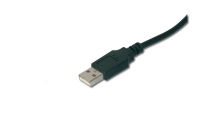 Digitus DK-300110-018-S cable USB USB 2.0 1,8 m USB A Negro