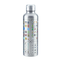 Paladone Minecraft Metal Water Bottle Uso quotidiano 500 ml Stainless steel