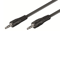 Ewent EC1608 cable de audio 5 m 3,5mm Negro