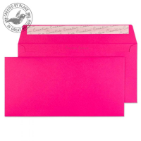 Blake Creative Colour Wallet Peel and Seal Shocking Pink DL+ 114×229mm 120gsm (Pack 500)