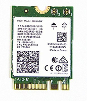 Intel 8265.NGWMG network card Internal WLAN 867 Mbit/s