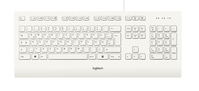 Logitech K280E Pro f/ Business klawiatura USB QWERTZ Niemiecki Biały