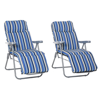 Outsunny 84B-571V70BU outdoor chair Blue, White