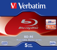 Verbatim 43615 írható Blu-Ray lemez BD-RE 25 GB 5 db
