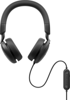 DELL WH5024 Zestaw słuchawkowy Przewodowa Opaska na głowę Połączenia/muzyka USB Type-C Czarny
