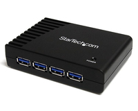 StarTech.com ST4300USB3GB hálózati csatlakozó USB 2.0 Type-B 5000 Mbit/s Fekete
