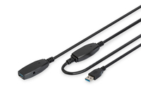 ASSMANN Electronic DA-73107 USB kábel 20 M USB 3.2 Gen 1 (3.1 Gen 1) USB A Fekete