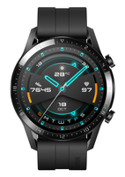 Huawei Watch GT 2 3,53 cm (1.39") AMOLED 46 mm Digitaal 454 x 454 Pixels Touchscreen Roestvrijstaal GPS