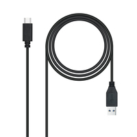 Nanocable 10.01.4001-L150 USB-kabel 1,5 m USB 3.2 Gen 2 (3.1 Gen 2) USB A USB C Zwart