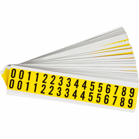 Brady 3420-# KIT self-adhesive label Rectangle Permanent Black, Yellow 32 pc(s)