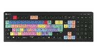 Logickeyboard LKB-PPROCC-A2PC-DE Tastatur Maus enthalten USB QWERTZ Deutsch Schwarz