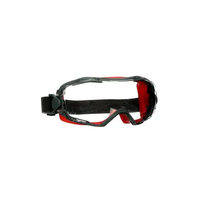 3M GoggleGear 6000 Okulary ochronne Neopren Czarny, Czerwony