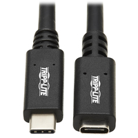 Tripp Lite U421-006 USB-C Extension Cable (M/F) - USB 3.2 Gen 1 (5 Gbps), Thunderbolt 3 Compatible, Black, 6 ft. (1.83 m)