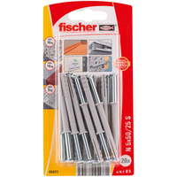 Fischer 45477 ancrage à vis et cheville murale 20 pièce(s) Kit de fiches murales et vis 50 mm