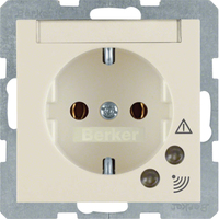 Berker Steckdose SCHUKO mit Überspannungsschutz S.1/B.3/B.7 weiß, glänzend