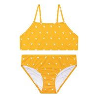 Swim Essentials Bikini Klassischer Bikini Orange, Weiß