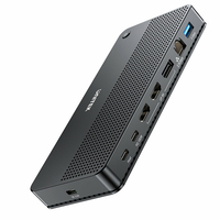 UNITEK D1104A01 stacja dokująca Przewodowa USB4 Czarny