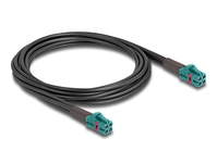 DeLOCK 90139 coax-kabel 1 m Mini FAKRA Z Aqua-kleur, Zwart