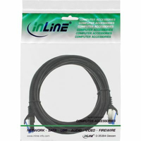 InLine Patch cable armoured, U/FTP, Cat.6A, black, 3m