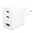 PanzerGlass empower™ by ® Turbo 70W Charger incl. 2 x USB-C + USB-A | EU Plug | Silver White Smartphone Wit AC Snel opladen Binnen