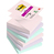 Post-It 7100259322 zelfklevend notitiepapier Vierkant Groen, Roze, Paars, Violet 90 vel Zelfplakkend
