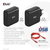 CLUB3D Reiseladegerät 100 Watt GAN-Technologie, USB-IF TID-zertifiziert, Einzelanschluss USB Typ-C, Power Delivery (PD) 3.0-Unterstützung