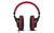 Numark HF-175 Kopfhörer & Headset Kabelgebunden Kopfband Musik Schwarz, Rot