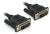 DeLOCK DVI 24+1 Cable 0.5m male/male kabel DVI 0,5 m DVI-D Czarny