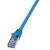 LogiLink 0.5m Cat.6A 10G S/FTP hálózati kábel Kék 0,5 M Cat6a S/FTP (S-STP)