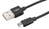 Ansmann 1700-0077 cavo USB 0,2 m USB 2.0 USB A Micro-USB B Nero