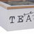 Relaxdays 4052025474959 Teedose Acryl, MDF-Platten