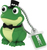 Emtec M339 Crooner Frog USB-Stick 16 GB USB Typ-A 2.0 Schwarz, Grün