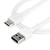 StarTech.com 1m USB A naar USB C Lader Kabel, Rugged Fast Charge & Sync USB 2.0 naar USB Type C Data Kabel met TPE Aramidevezel Mantel, M/M, 3A, Wit, Samsung S10, iPad Pro, Pixel