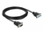 DeLOCK 86603 seriële kabel Zwart 3 m RS-232 Sub-D9