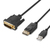 Belkin F1DN2MOD-HC-DP6 toetsenbord-video-muis (kvm) kabel Zwart 1,8 m