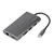 LogiLink UA0382 notebook dock & poortreplicator Bedraad USB 3.2 Gen 1 (3.1 Gen 1) Type-C Zilver