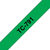 Brother TC-791 ruban d'étiquette Noir sur vert
