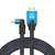 Savio HDMI (M) v2.1 cable angled 8K HDR Dynamic OFC copper 5m CL-175 cavo HDMI 3 m HDMI tipo A (Standard) Nero