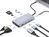 Conceptronic DONN20G 10-in-1 USB 3.2 Gen 1 Dockingstation, HDMI, VGA, USB-A 3.0 x 3, SD, TF/MicroSD, Audio, GbE LAN, 100W USB PD