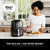 Ninja AF100UK fryer Single 3.8 L Stand-alone 1550 W Hot air fryer Black